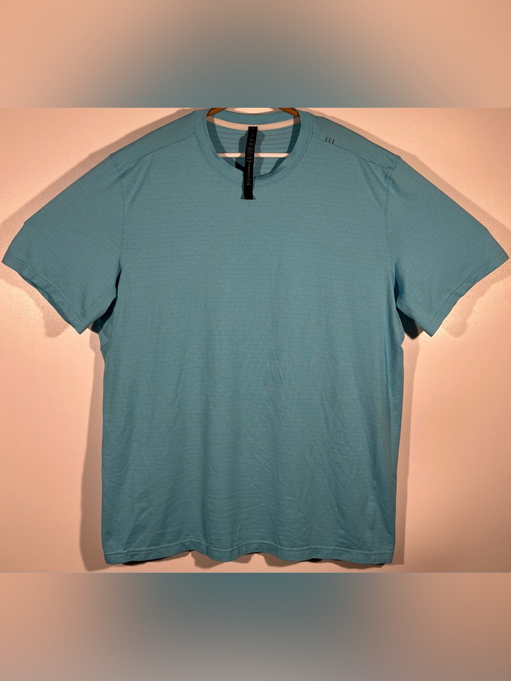 Lululemon License to Train Relaxed Short-Sleeve Shirt Men’s Size XL Blue LM3EIVS